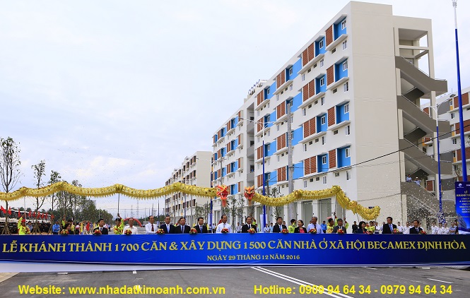 Thêm 1.700 căn hộ diện tích từ 30 - 60 m2 cho người lao động giá từ 100 đến 600 triệu đồng ở thành phố mới Bình Dương